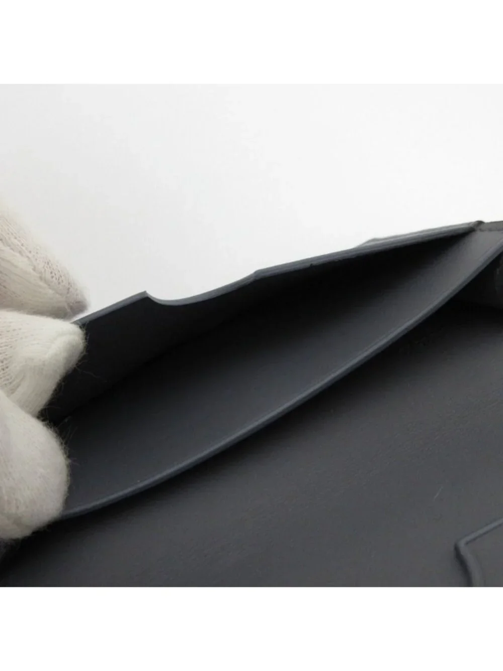 Loewe Anagram Calfskin Card Case Business Navy